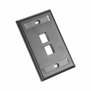Placa de Pared Vertical, Salida Para 2 Puertos Keystone, Con...