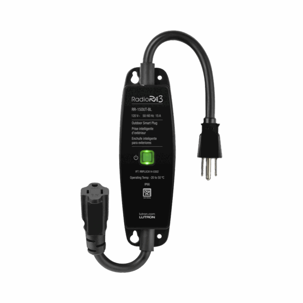 (Caseta Wireless) PlugIn Interruptor On/Off para uso en exterior intemperie IP66, inalámbrico. 15A /120V