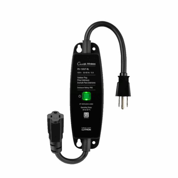 (Caseta Wireless) PlugIn Interruptor On/Off para uso en exterior intemperie IP66, inalámbrico. 15A /120V