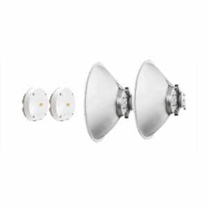 Kit de 2 radios B11 con 2 antenas JRMD120010/11RA, En frecuencia de 11 GHz,  incluye inyector POE, cable de alimentación  distancia de hasta el momento 80 km, sin interferencia e inmune al ruido.