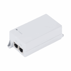 Inyector PoE Pasivo Gigabit de pared para C5x, C5c,  de Mimosa, Voltaje de salida  24Vcc.