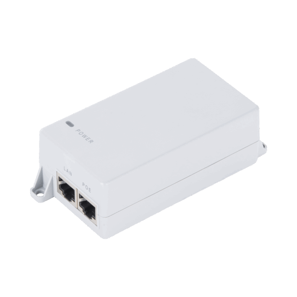 Inyector PoE Pasivo Gigabit de pared para C5x, C5c,  de Mimosa, Voltaje de salida  24Vcc.