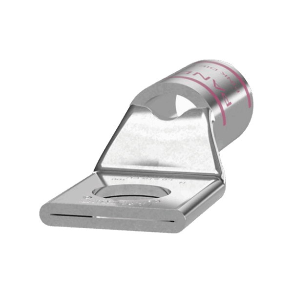 Zapata de compresión LCA1/0-3/8-X para cal. 1/0 Awg, Barreno para tornillo prisionero de 3/8, 10 Pz