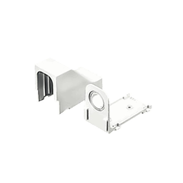 Accesorio Para Techo Falso/Entrada, Con Conexión Tubería 1/2 a 1 In, Compatible con Canaletas LD3, LD5 y LD10, Color Blanco