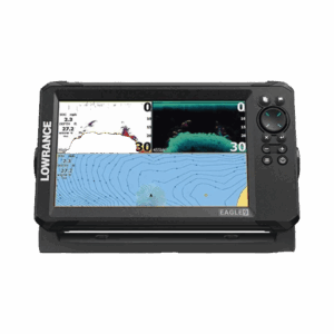 Eagle-9 ecosonda en pantalla horizontal IPS de 9 pulgadas, incluye transductor skimmer 50/200 kHz