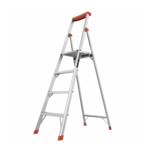 Escalera con 4 peldaños de 1.8 metros de aluminio.