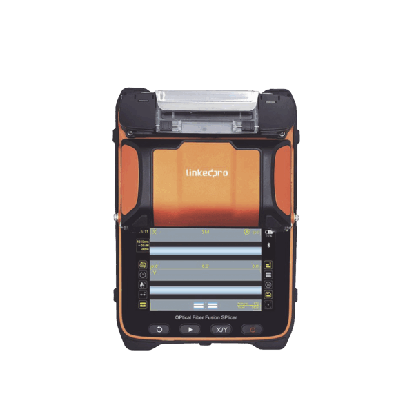 Fusionadora de Fibra Óptica MultiModo y MonoModo / 6 motores / Alineación por Núcleo / OPM + VFL / Capacitación básica virtual gratuita