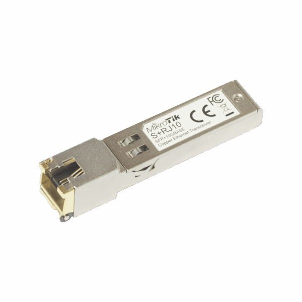S+RJ10 - 10M, 100M, 1G, 2.5G, 5G, 10G en RJ-45 hasta 10 Gbps