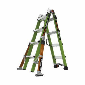 Escalera Multi-Posiciones de 6.7 m (22′) para Suelos Inclinados o con Desniveles.