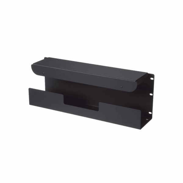 Accesorio Pasacables Para Rack Estándar de 19 in, 4 UR, Capacidad de 260 Cables Cat6, 4.5 in de Profundidad, Color Negro