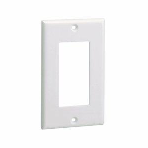 Placa de Pared Frontal Estándar GFCI, Material ABS, Color Bl...