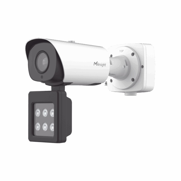 Cámara Bullet Inteligente con IA, Luz Suplementaria y Reconocimiento Vehicular para Monitoreo de Tráfico