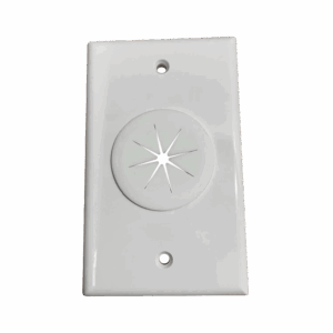 Placa de Pared, con Orificio y Grommet, Ideal para pasar cab...