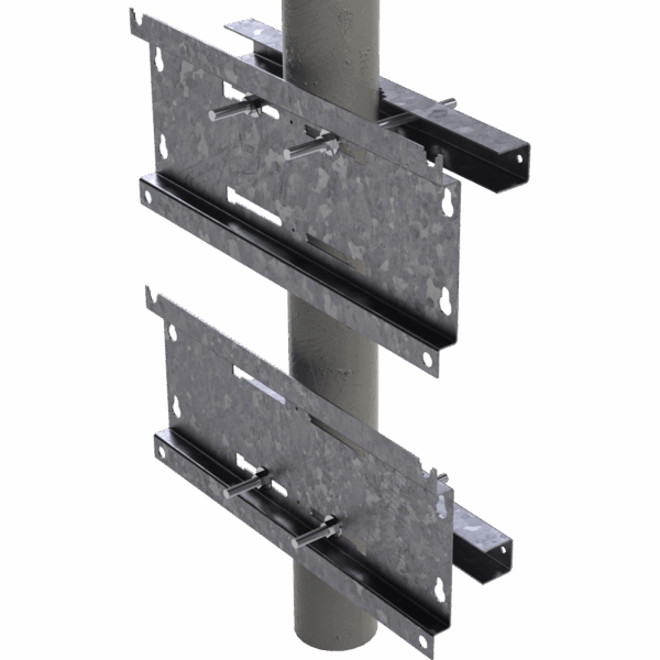 Herraje para Fijación a Pared, Torre o Poste compatible con LP-FORTE-16UR3 y LP-FORTE-24U-R3