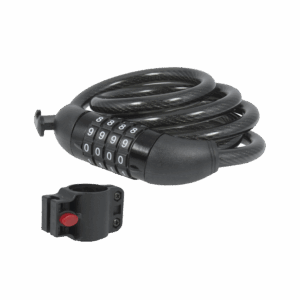 Candado de Cable de Combinación/ Longitud 100 cm / Nivel de seguridad 3/ Discos Programables.
