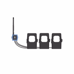 Medidor de corriente LoRaWAN para tres fases hasta 500 ampers