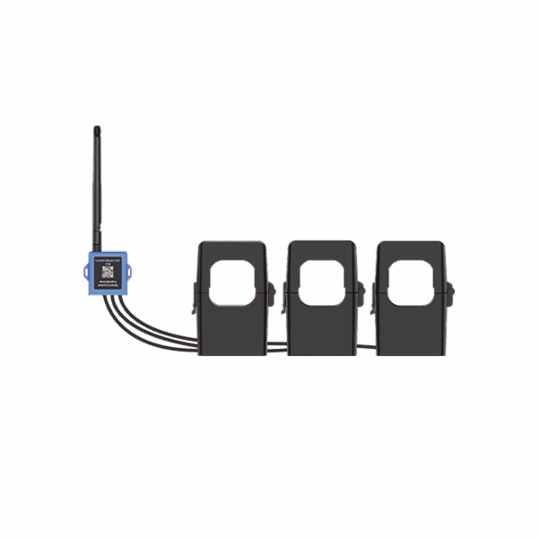 Medidor de corriente LoRaWAN para tres fases hasta 500 ampers