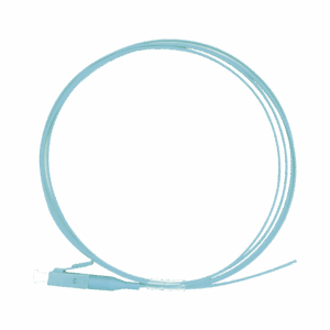 Pigtail de Fibra Óptica Simplex LC, PVC, OM3 50/125, Aqua, 1...