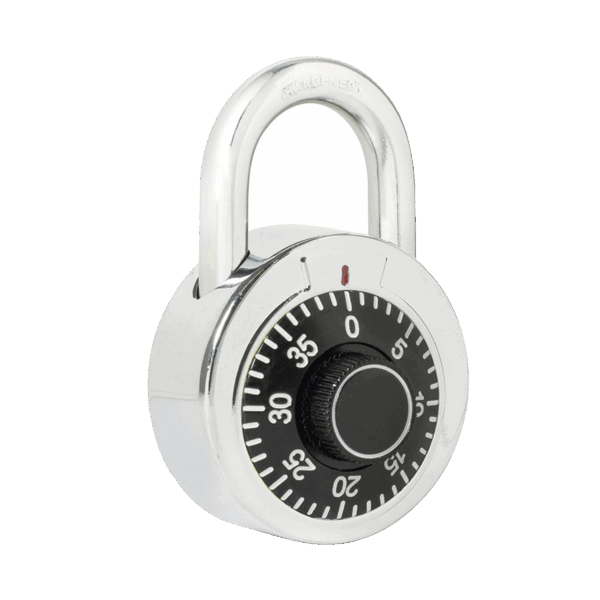 Candado de Combinación / Medida 50 mm/ Nivel de Seguridad 3 / Combinación de Disco / Color Negro.