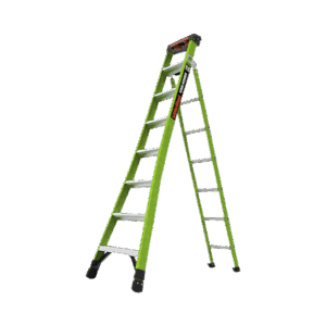 Escalera de Tijera 3 en 1 de 2.44 Metros, Fibra de Vidrio (SKU13908-001). Hecha en E.U.A. (Versión 2.0)