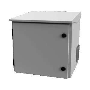 Gabinete de Exterior con Rack de 19″ de 9UR con Ventil...