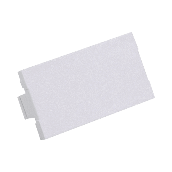 Módulo de tapa ciega (Inserto Ciego), de 1/3, Color Blanco Mate, 1 Pieza