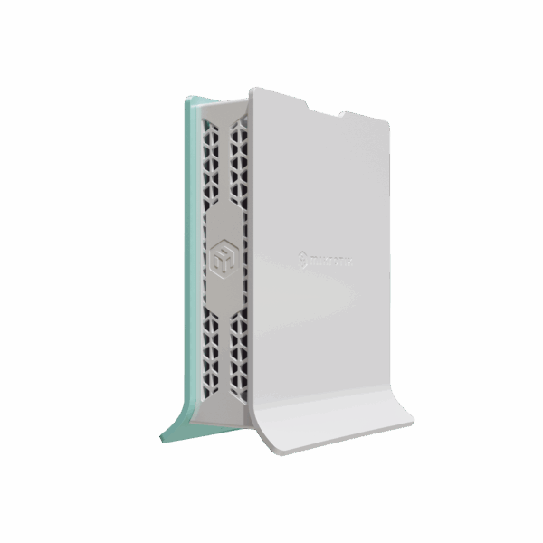 (hAP ax lite) Router WiFi 2.4 Gen6 802.11b/g/n/ax 160mW de potencia, 4 puertos Gigabit