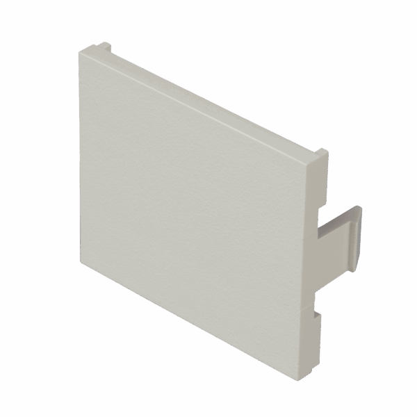 Módulo de tapa ciega (Inserto Ciego), de 1/2, Color Blanco Mate, 1 Pieza