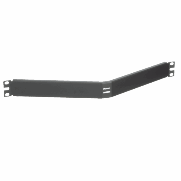 Tapa Ciega Para Rack Estándar de 19in, Angulado, de Acero, 1UR, Color Negro
