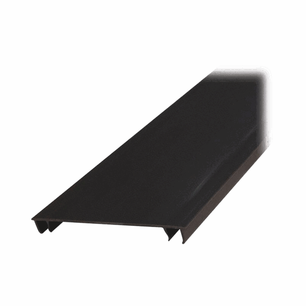 Tapa para Canaleta Ranurada Tipo H, de 55.1 mm de Ancho, 1828.8 mm de Largo, Color Negro