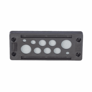 Pasacable de 10 Orificios de Marco Rectangular, IP65, 4.41&#...