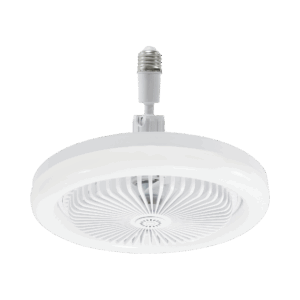 Ventilador de Techo con Luminario LED de 110 V CA 50/60 Hz /  40 W / 3 Tonos de Luz (6500 – 4 000 – 2 700 K) / Diámetro 250 mm / 3 Velocidades / Dimeable.