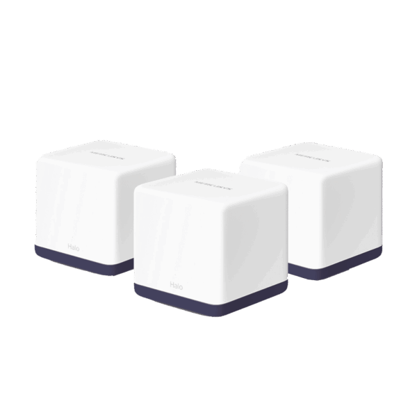 KIT de Sistema Inalámbrico H50G Mesh / Doble banda 2.4GHz y 5GHz AC 1900Mbps / 3 Puertos 10/100/1000 Mbps / Control vía App / Roaming Continuo