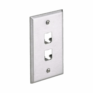 Placa de Pared Vertical, de Acero Inoxidable, Salida Para 2 ...