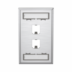 Placa de Pared Vertical, de Acero Inoxidable, Salida Para 2 ...