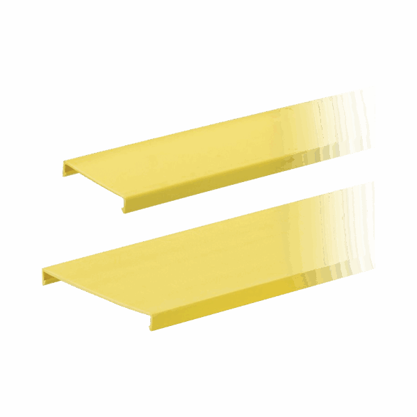 Tapa para Canaleta Ranurada, de 4 in de Ancho, 1828.8 mm de Largo, Color Amarillo