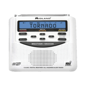 Radio receptor del Sistema de Alerta Sísmica Mexicano y meteorológico NOAA, vía radio en VHF y mediante códigos EAS-SAME