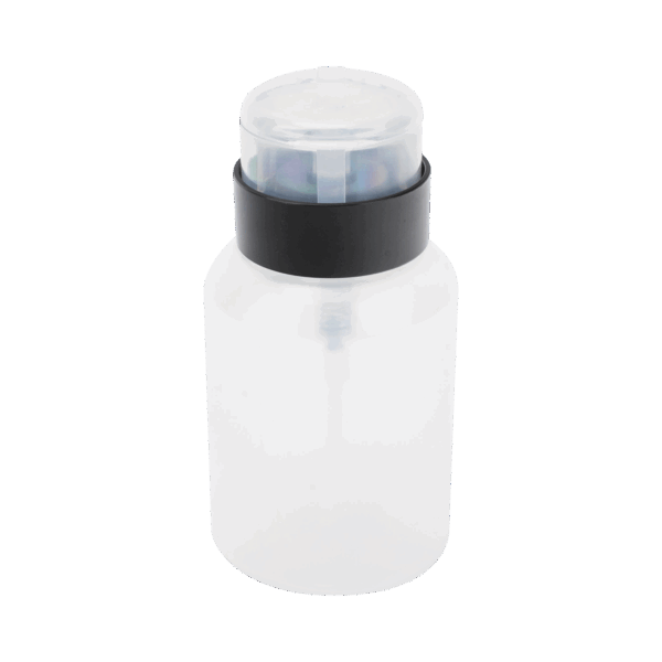Botella Dispensadora de Alcohol, Capacidad 200 ml, Sistema de Bloqueo-Antiderrames, Ideal para Limpieza y Preparación de Fibra Óptica