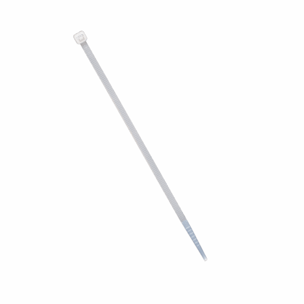 Cincho de plástico, Color Natural, 4.8 x 310 mm, Ideal para sujeción de cables (Bolsa con 100 piezas)