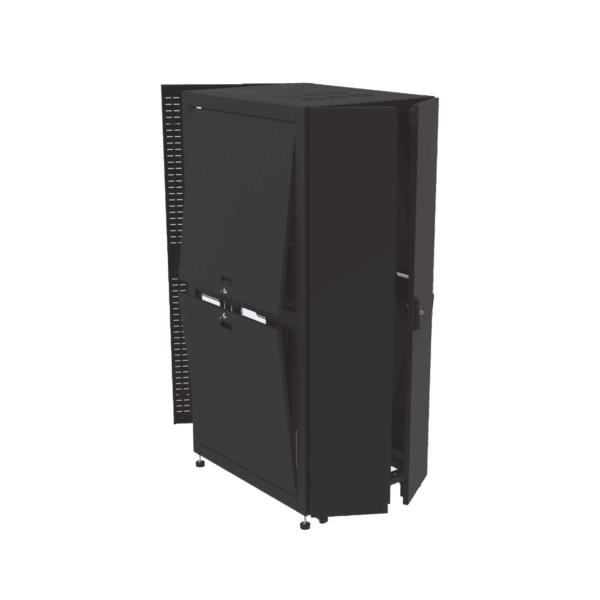 Gabinete para Telecomunicaciones Rack Estándar de 19", 42UR, 800 mm Ancho x 1000 mm Profundidad. Fabricado en Acero, Se envía el Gabinete Armado.