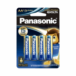 Batería Alcalina AA 1.5V EVOLTA / No recargable / Paquete 4 baterias