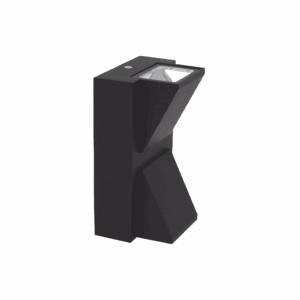 Lámpara Arbotante 6 W 330 lm / Dimensiones 141 x 80 mm / 85 – 265 Vca~ 50/60Hz / Luz Cálida 2 700 K / Uso en exterior IP 54.