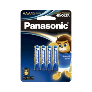 Batería Alcalina AAA 1.5V EVOLTA / No recargable / Paquete de 4 Baterías
