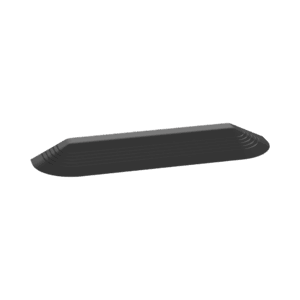 Tapa Final Para Canaleta de Piso AFR4BCBL6, Material PVC Ríg...