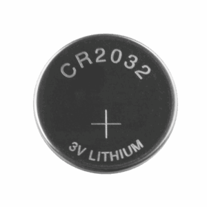 Batería de litio CR2032 de 3 V a 225 mAh (No recargable)