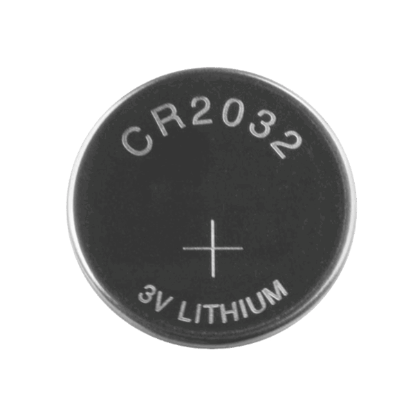 Batería de litio CR2032 de 3 V a 225 mAh (No recargable)