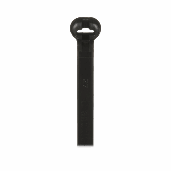 Cincho Dome-Top Nylon 6.6, 378mm largo x 7mm ancho, Color Negro. Paquete de 250 piezas