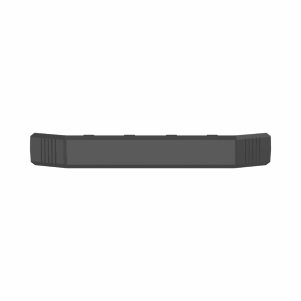 Unión Recta Para Canaleta de Piso AFR4BCBL6, Material PVC Rígido, Color Negro
