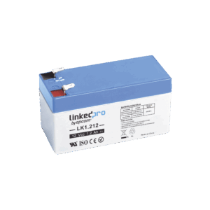 Batería 12 V / 1.2 Ah / UL / 5 Años vida útil promedio / Para uso en equipo electrónico /Alarmas de Intrusión / Incendio/ Control de acceso / Video Vigilancia / Terminales F1  ( Incluye adaptador F2 )