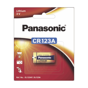 Batería de litio PANASONIC / 3 Vcc /1,550 mAh / Aplicación en transmisores de alarma inalámbricos/ Con empaque